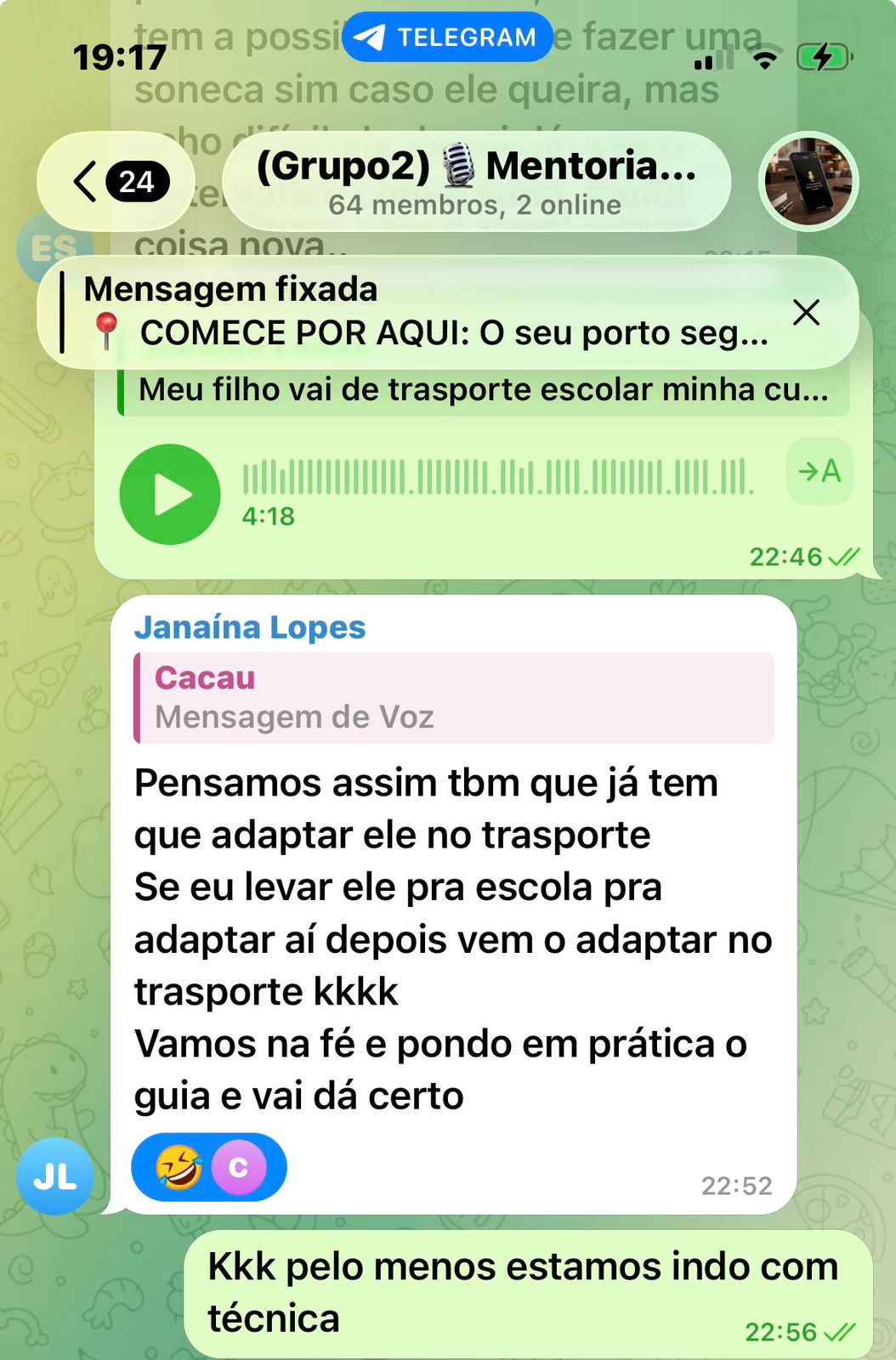 Depoimento Canal VIP
